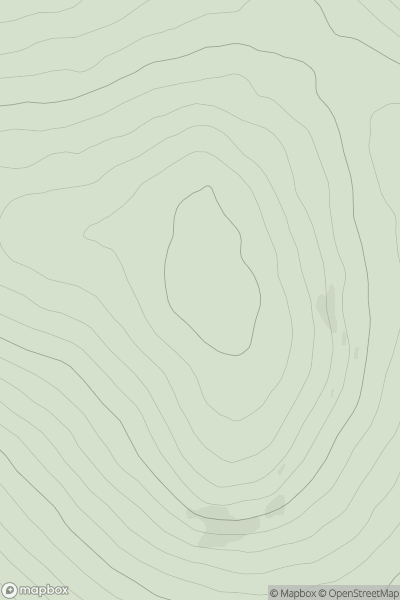 Thumbnail image for Beinn Bhreac [Inverness to Strathspey] showing contour plot for surrounding peak